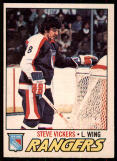 Hokejová karta Steve Vickers O-Pee-Chee 1977-78 řadová č. 136