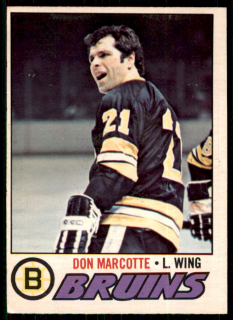 Hokejová karta Don Marcotte O-Pee-Chee 1977-78 řadová č. 165
