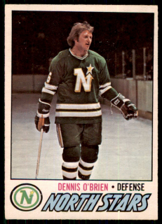 Hokejová karta Dennis O'Brien O-Pee-Chee 1977-78 řadová č. 173