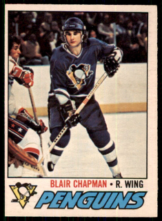 Hokejová karta Blair Chapman O-Pee-Chee 1977-78 Rookie č. 174