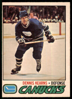 Hokejová karta Dennis Kearns O-Pee-Chee 1977-78 řadová č. 175