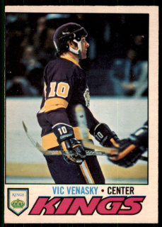 Hokejová karta Vic Venasky O-Pee-Chee 1977-78 řadová č. 187