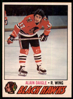 Hokejová karta Alain Daigle O-Pee-Chee 1977-78 řadová č. 208