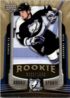Hokejová karta Nick Tarnasky UD Rookie Update 2005-06 limit /1999 č. I80