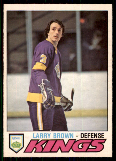 Hokejová karta Larry Brown O-Pee-Chee 1977-78 řadová č. 289
