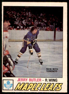 Hokejová karta Jerry Butler O-Pee-Chee 1977-78 řadová č. 349