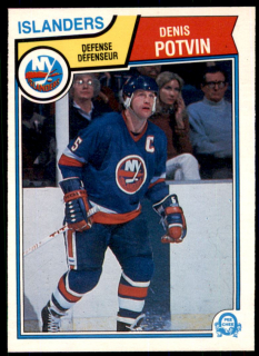 Hokejová karta Denis Potvin O-Pee-Chee 1983-84 řadová č. 16