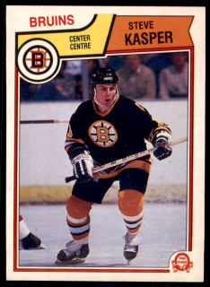 Hokejová karta Steve Kasper O-Pee-Chee 1983-84 řadová č. 50