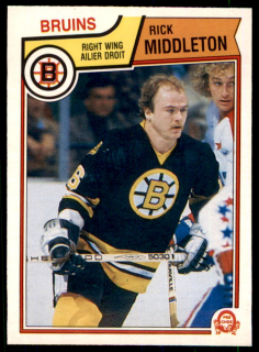 Hokejová karta Rick Middleton O-Pee-Chee 1983-84 řadová č. 54