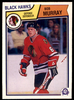 Hokejová karta Bob Murray O-Pee-Chee 1983-84 řadová č. 108