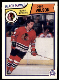 Hokejová karta Doug Wilson O-Pee-Chee 1983-84 řadová č. 114
