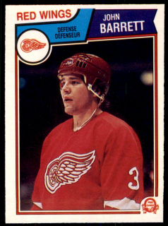 Hokejová karta John Barrett O-Pee-Chee 1983-84 řadová č. 117