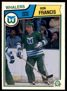 Hokejová karta Ron Francis O-Pee-Chee 1983-84 řadová č. 138