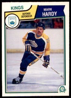 Hokejová karta Mark Hardy O-Pee-Chee 1983-84 řadová č. 155