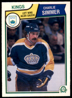 Hokejová karta Charlie Simmer O-Pee-Chee 1983-84 řadová č. 162