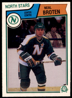 Hokejová karta Neal Broten O-Pee-Chee 1983-84 řadová č. 168