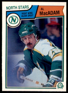Hokejová karta Al MacAdam O-Pee-Chee 1983-84 řadová č. 173