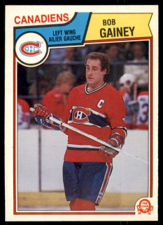 Hokejová karta Bob Gainey O-Pee-Chee 1983-84 řadová č. 187