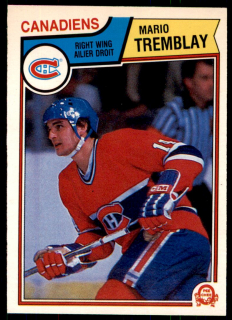 Hokejová karta Mario Tremblay O-Pee-Chee 1983-84 řadová č. 199