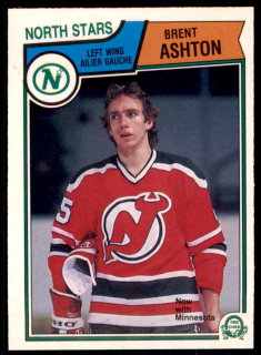 Hokejová karta Brent Ashton O-Pee-Chee 1983-84 řadová č. 225