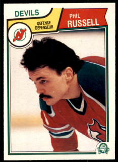 Hokejová karta Phil Russell O-Pee-Chee 1983-84 řadová č. 237