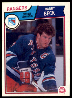 Hokejová karta Barry Beck O-Pee-Chee 1983-84 řadová č. 241