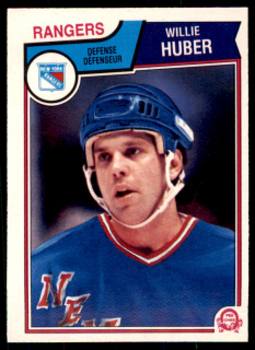 Hokejová karta Willie Huber O-Pee-Chee 1983-84 řadová č. 246