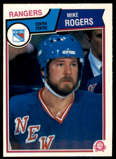 Hokejová karta Mike Rogers O-Pee-Chee 1983-84 řadová č. 254