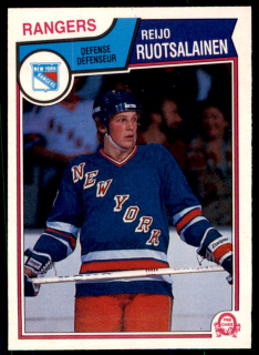 Hokejová karta Reijo Ruotsalainen O-Pee-Chee 1983-84 řadová č. 255
