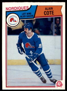 Hokejová karta Alain Cote O-Pee-Chee 1983-84 řadová č. 291