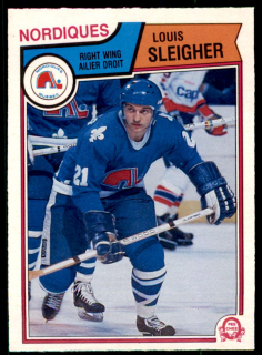 Hokejová karta Louis Sleigher O-Pee-Chee 1983-84 řadová č. 301