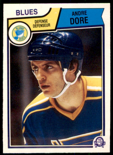 Hokejová karta Andre Dore O-Pee-Chee 1983-84 řadová č. 313