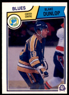 Hokejová karta Blake Dunlop O-Pee-Chee 1983-84 řadová č. 314