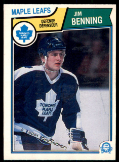 Hokejová karta Jim Benning O-Pee-Chee 1983-84 řadová č. 326