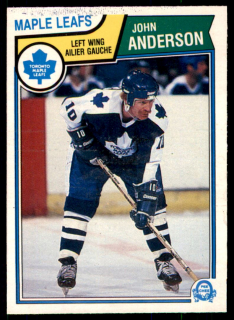 Hokejová karta John Anderson O-Pee-Chee 1983-84 řadová č. 325