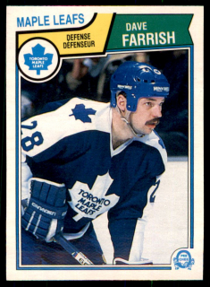 Hokejová karta Dave Farrish O-Pee-Chee 1983-84 řadová č. 329