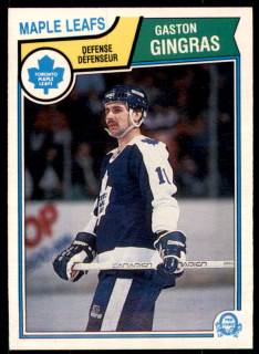 Hokejová karta Gaston Gingras O-Pee-Chee 1983-84 řadová č. 332