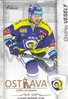 Hokejová karta Ondřej Veselý OFS 17/18 S.I. Expo Ostrava base 1 of 8