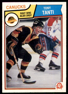 Hokejová karta Tony Tanti O-Pee-Chee 1983-84 řadová č. 362
