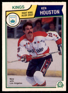 Hokejová karta Ken Houston O-Pee-Chee 1983-84 řadová č. 371