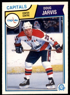 Hokejová karta Doug Jarvis O-Pee-Chee 1983-84 řadová č. 372