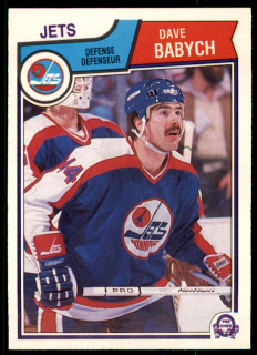 Hokejová karta Dave Babych O-Pee-Chee 1983-84 řadová č. 380