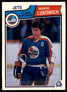 Hokejová karta Morris Lukowich O-Pee-Chee 1983-84 řadová č. 386