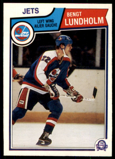 Hokejová karta Bengt Lundholm O-Pee-Chee 1983-84 řadová č. 387