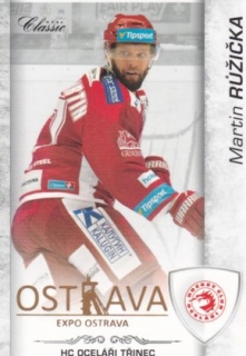Hokejová karta Martin Růžička OFS 17/18 S.I. Expo Ostrava base 1 of 8