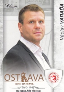 Hokejová karta Václav Varaďa OFS 17/18 S.I. Expo Ostrava base 1 of 8