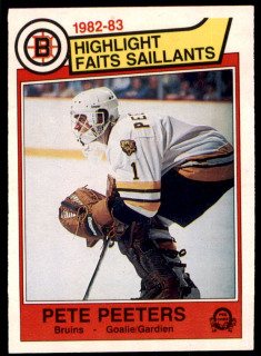 Hokejová karta Pete Peeters O-Pee-Chee 1983-84 Highlight č. 44