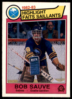 Hokejová karta Bob Sauve O-Pee-Chee 1983-84 Highlight č. 61