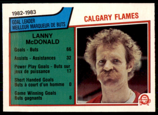 Hokejová karta Lanny McDonald O-Pee-Chee 1983-84 Goal Leader č. 74