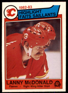 Hokejová karta Lanny McDonald O-Pee-Chee 1983-84 Highlight č. 75
